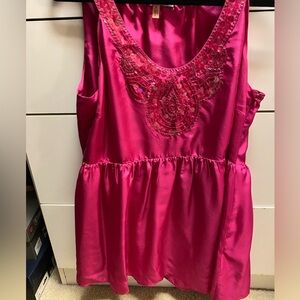 DKNYC hot pink blouse- 16